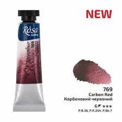 Akvarelové barvy Rosa 10 ml 769 carbon red